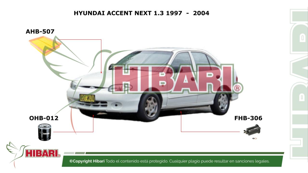 En este momento estás viendo HYUNDAI ACCENT NEXT 1.3 1997  –  2004